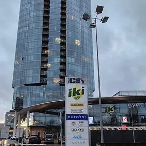 Jaukus Butas Su Miesto Panorama Centre